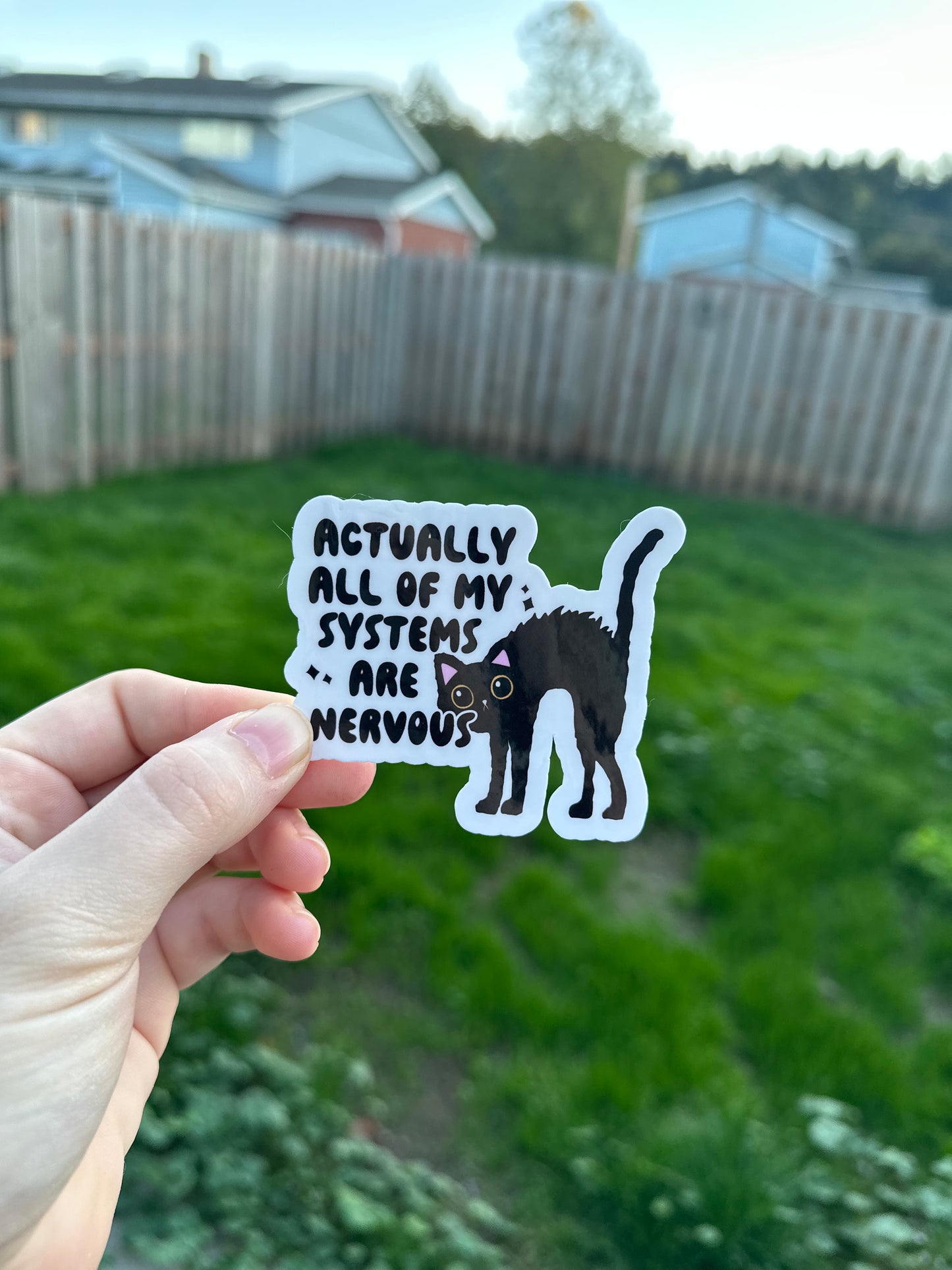 All of my systems are nervous sticker