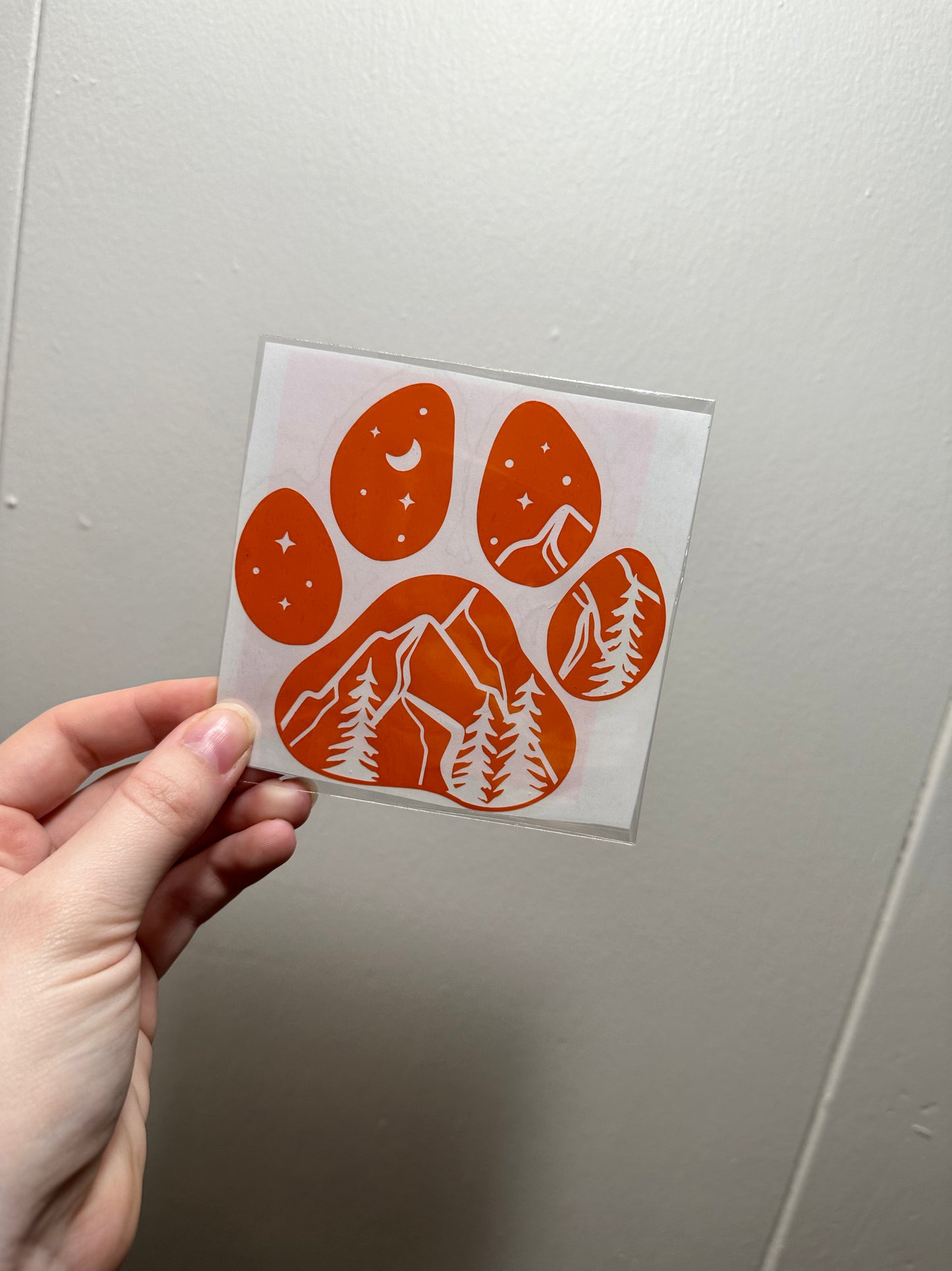 PNW Paw Decal