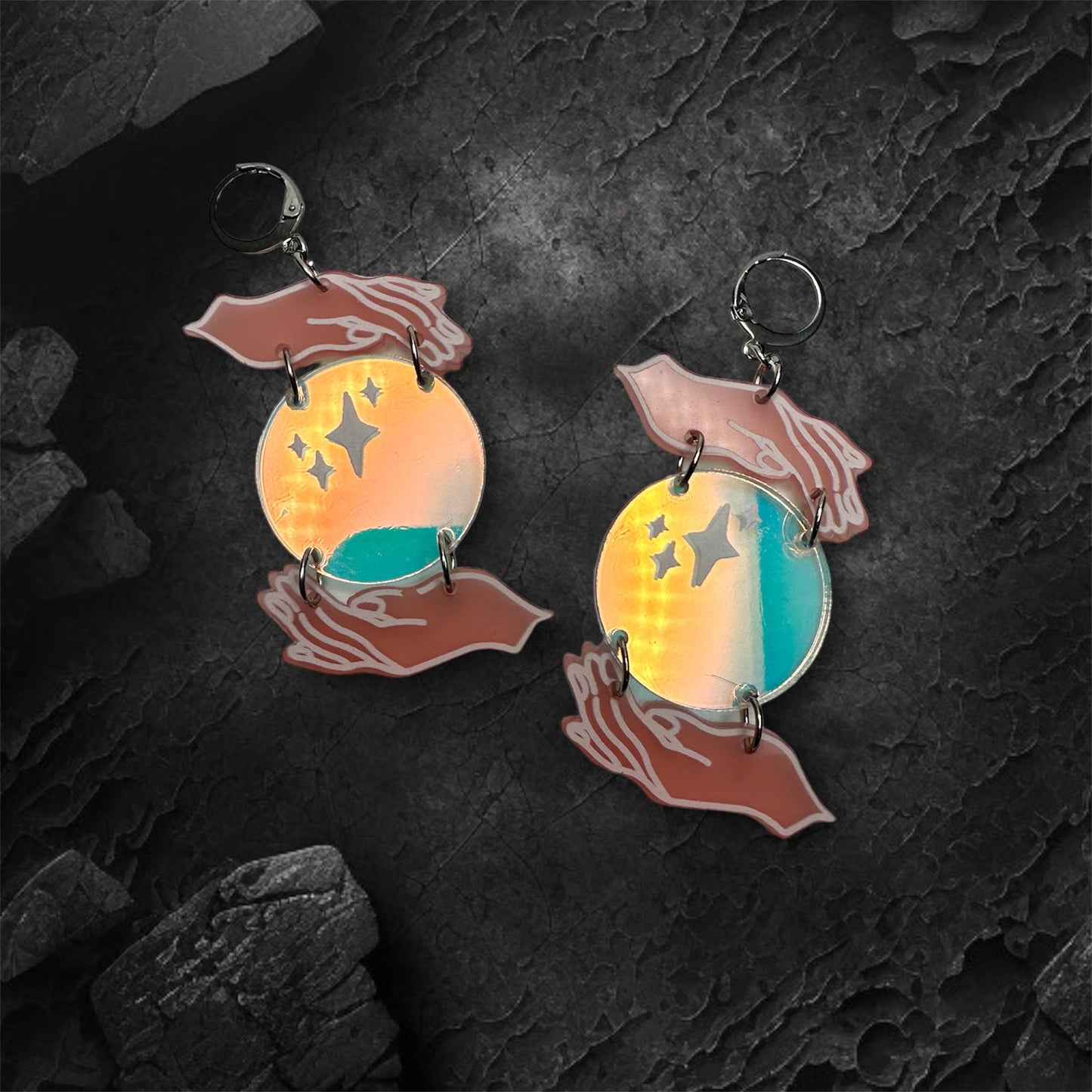 Crystal Ball Earrings