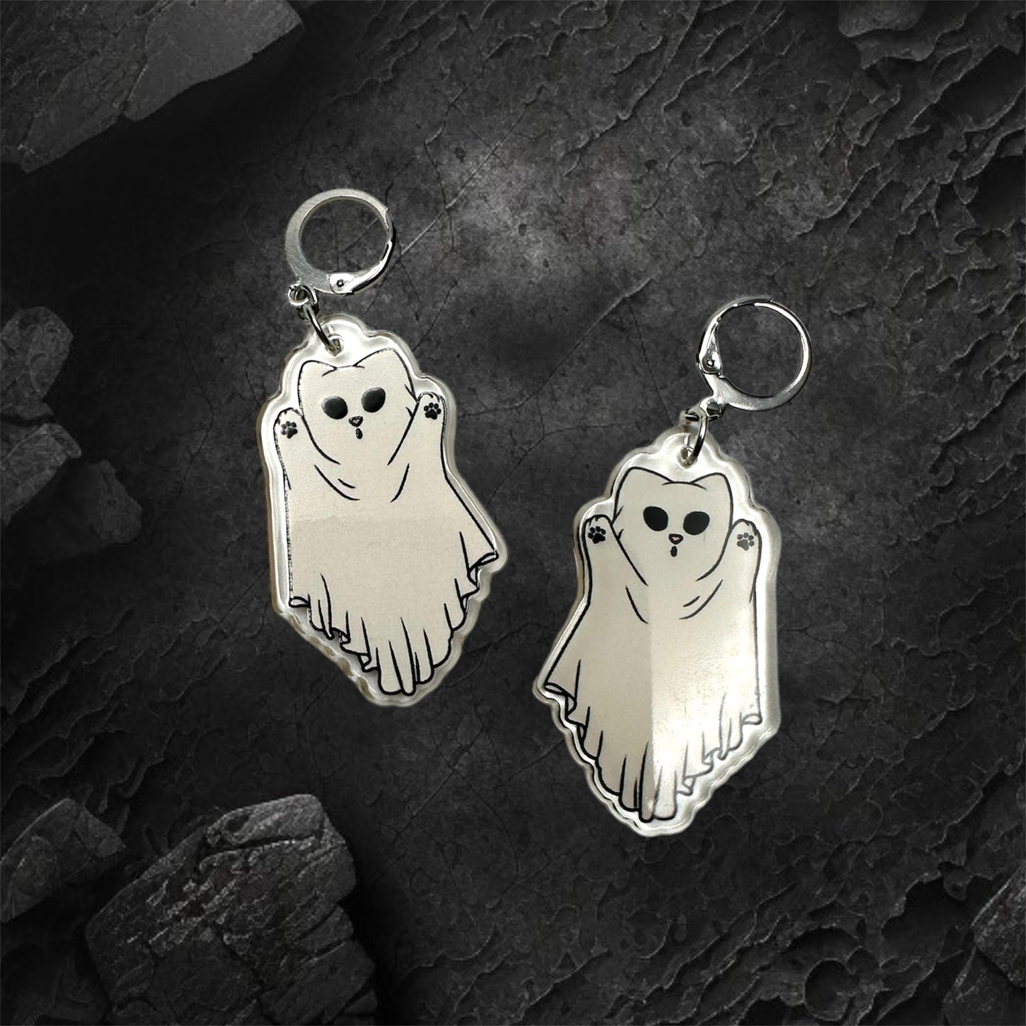 Ghost Kitties Earrings