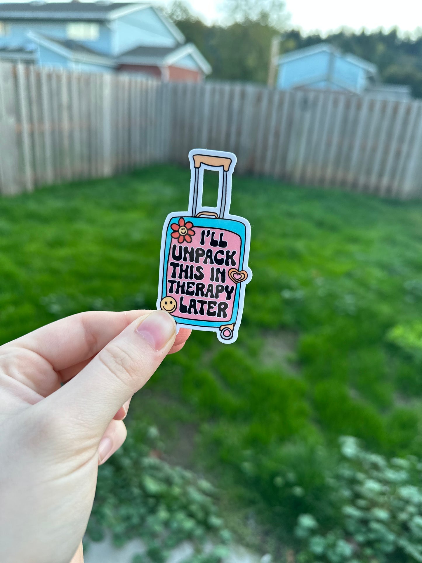 Unpack this in Therapy Sticker