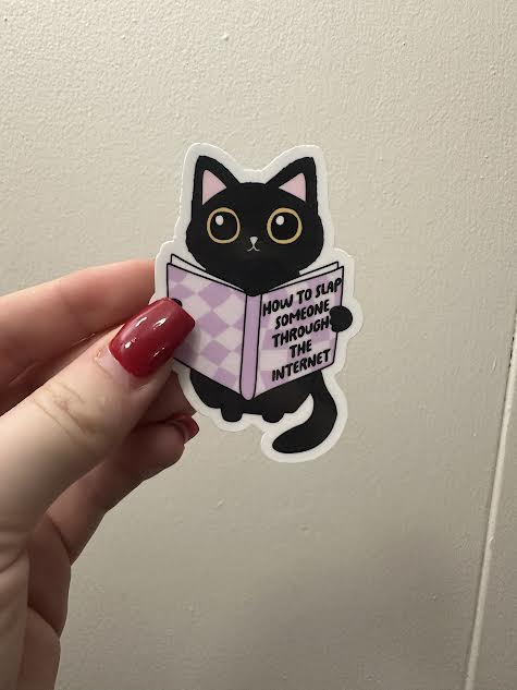 How to Slap Someone Through the Internet Sticker