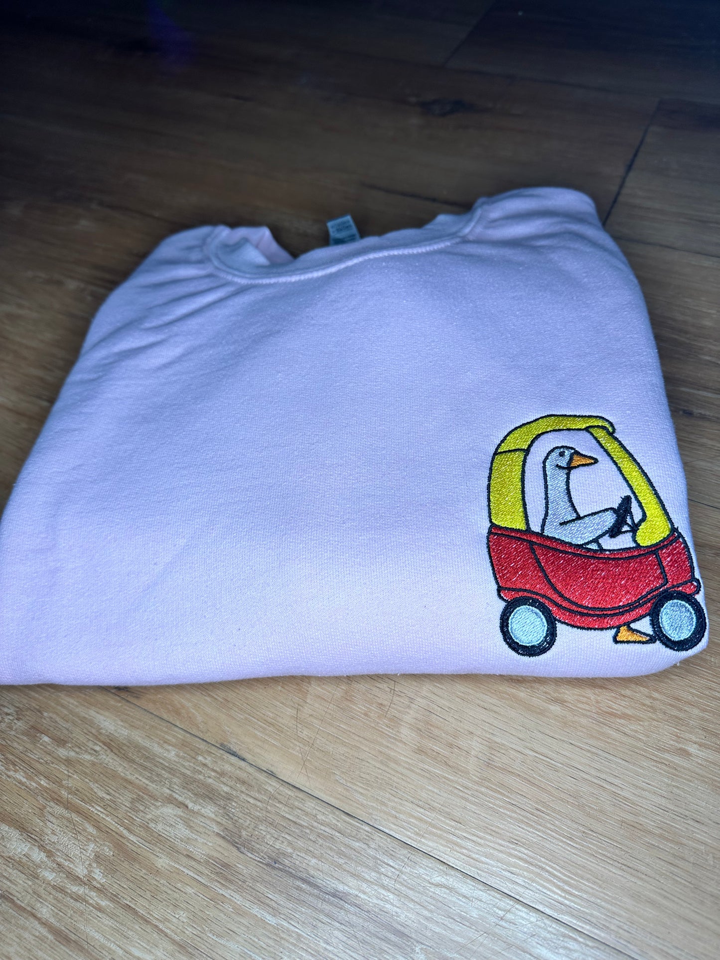 Super Silly Driver Embroidered Crewneck