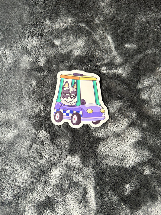 Tired Muffin Sticker