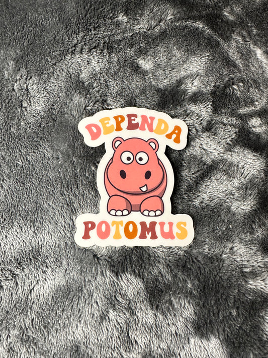 Dependapotomus Sticker