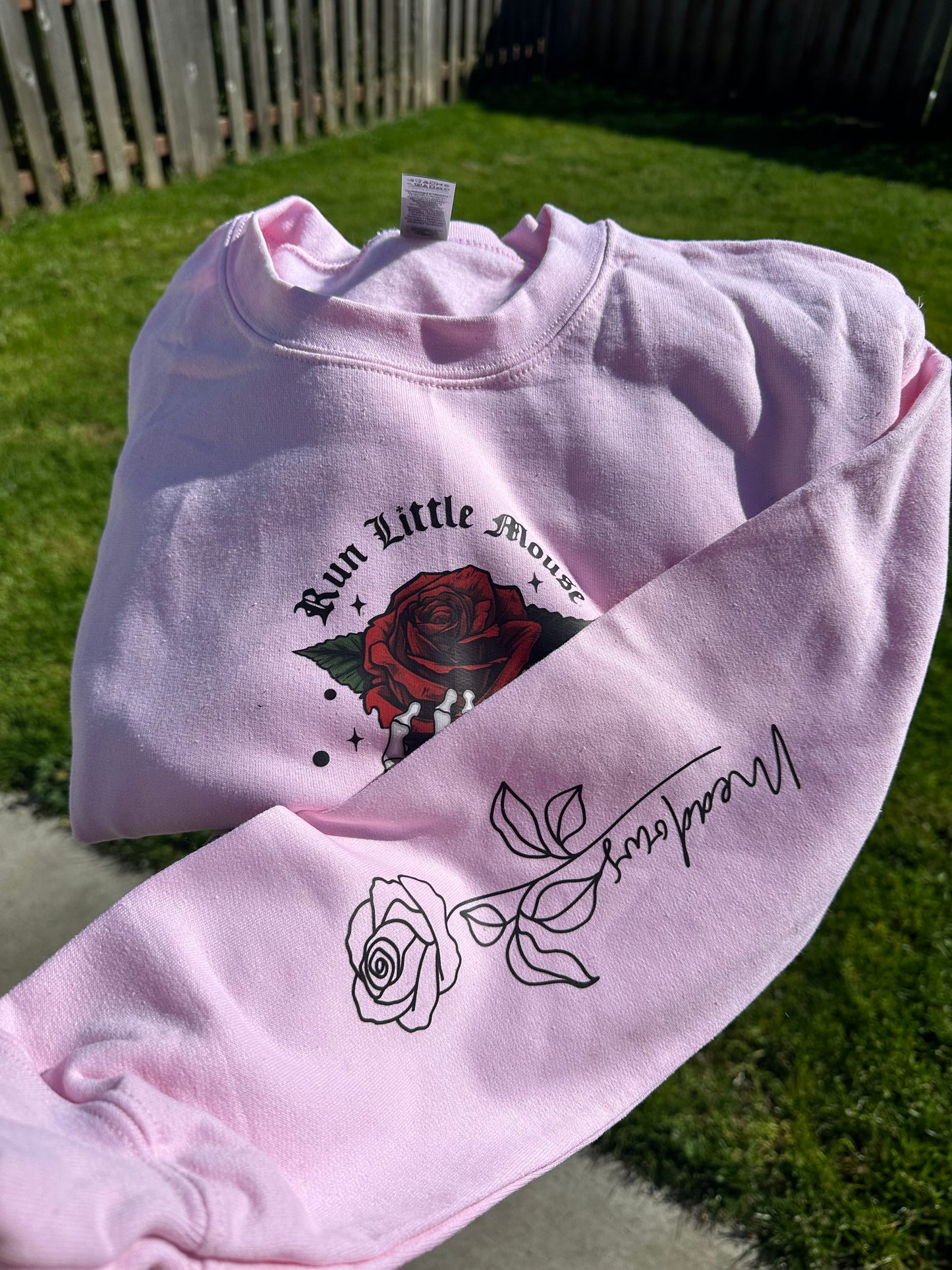 Cat & Mouse Run Little Mouse Crewneck