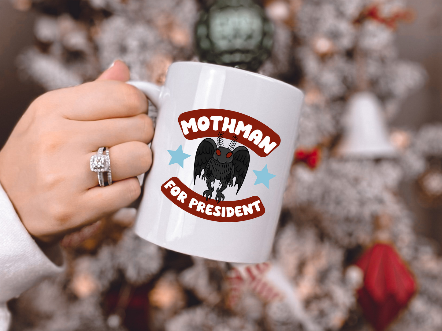 Mothman for President Ceramic Mug