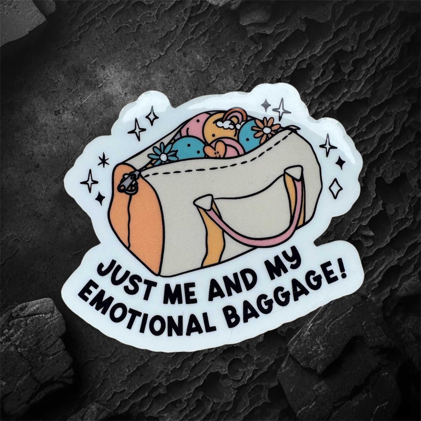 Emotional Baggage Sticker