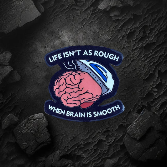 Smooth Brain Sticker
