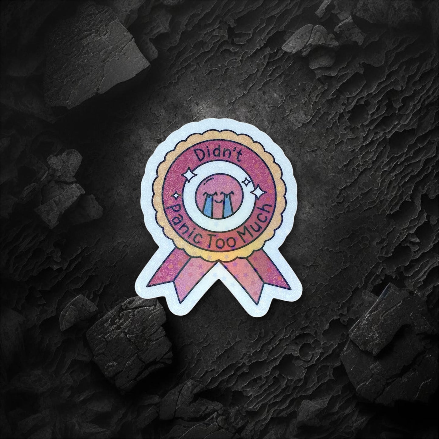 Didn't Panic Too Much Sticker