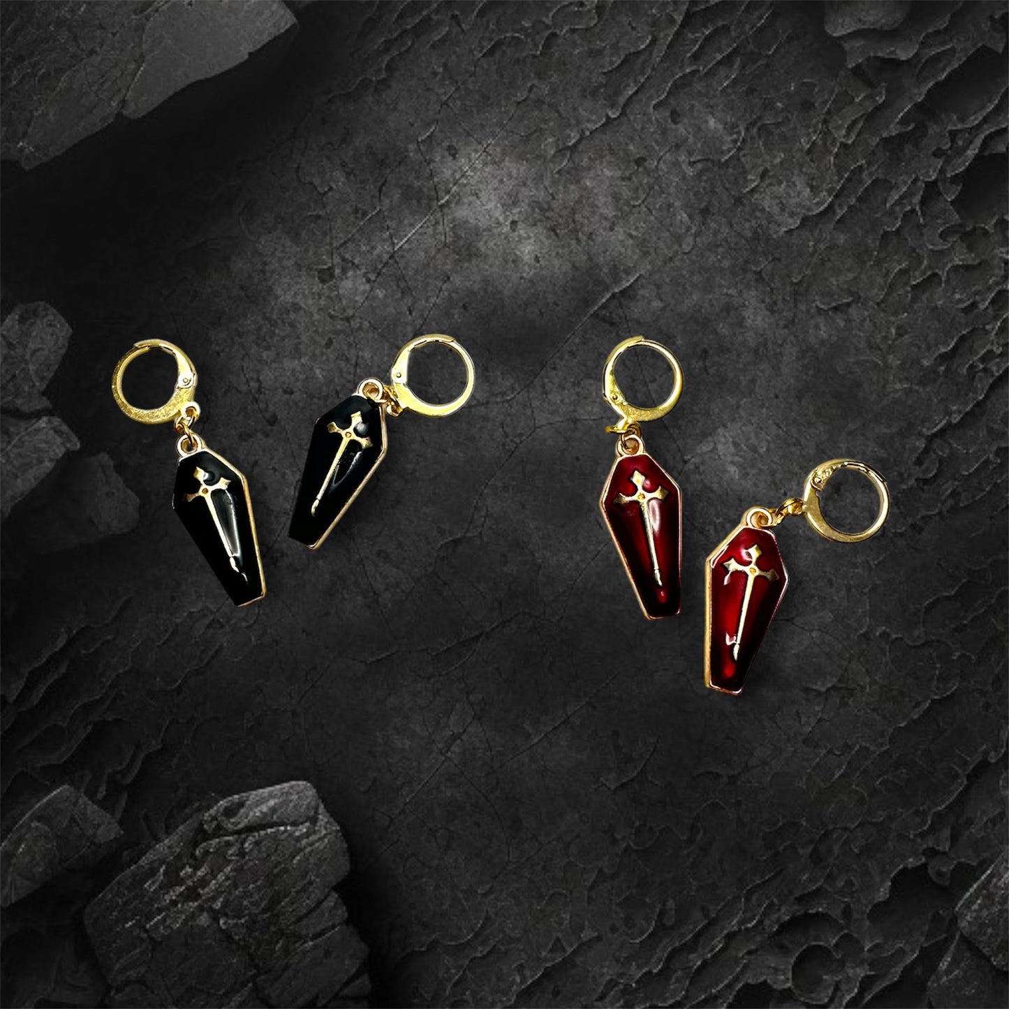 Coffin Earrings
