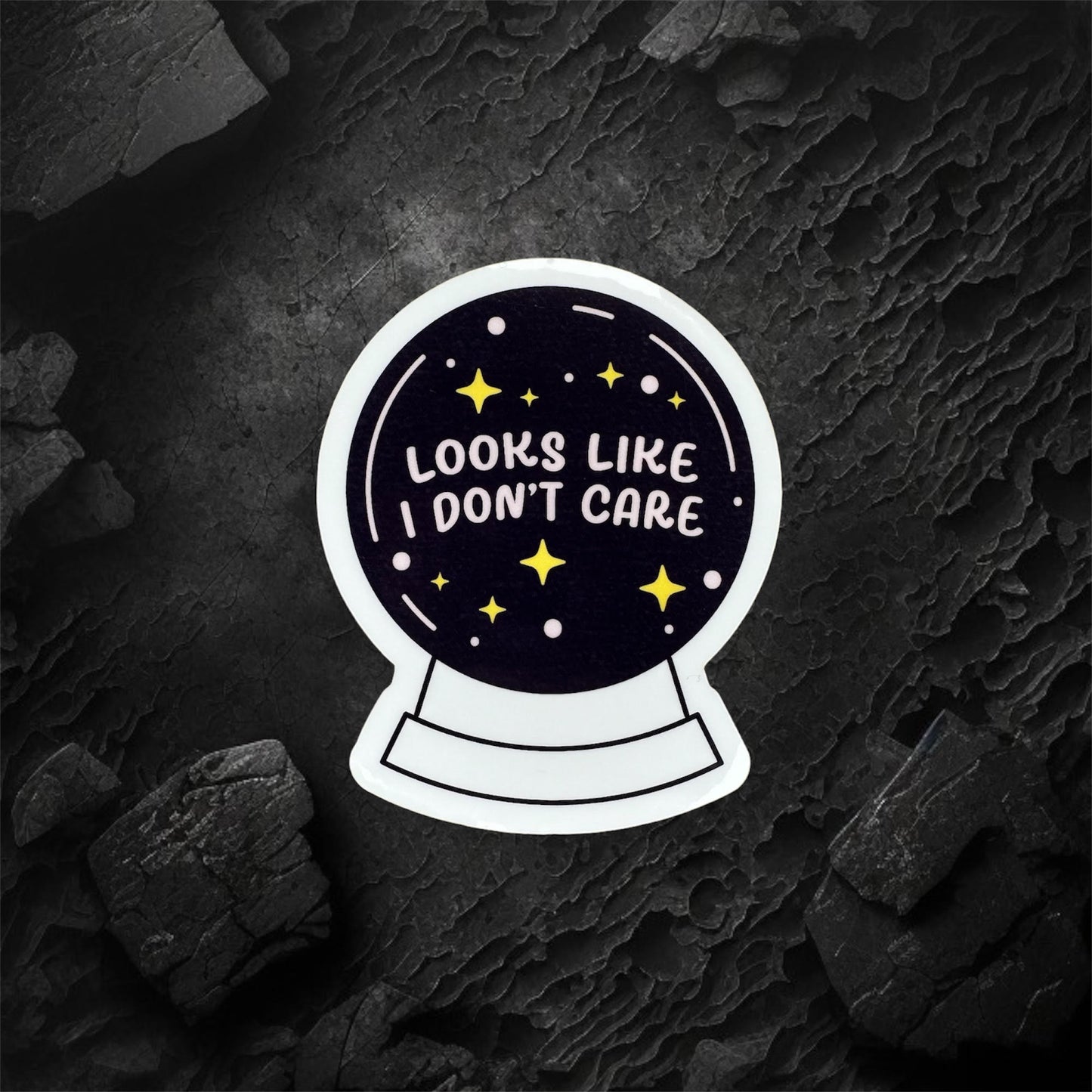 Looks Like I Don't Care Sticker