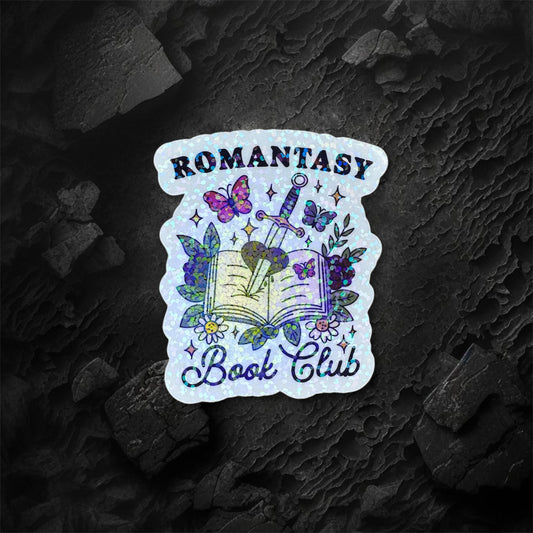 Romantasy Book Club Holographic Sticker