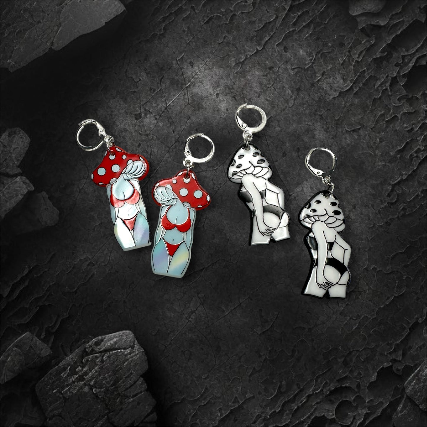 Mushroom Ladies Earrings