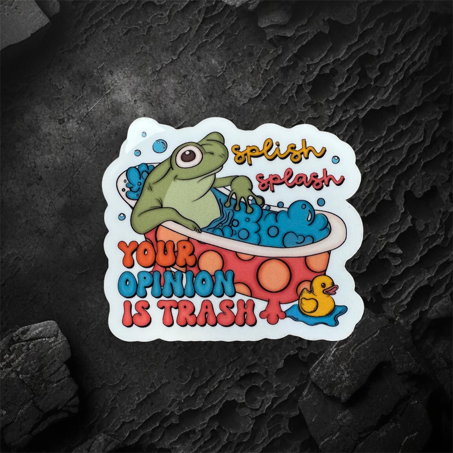 Splish Splash Sticker